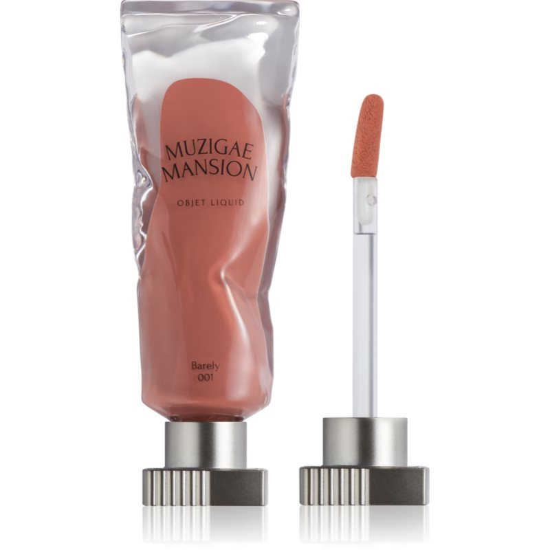 MUZIGAE MANSION Objet Liquid dlouhotrvající tekutá rtěnka s matným efektem odstín 001 Barely 6 ml