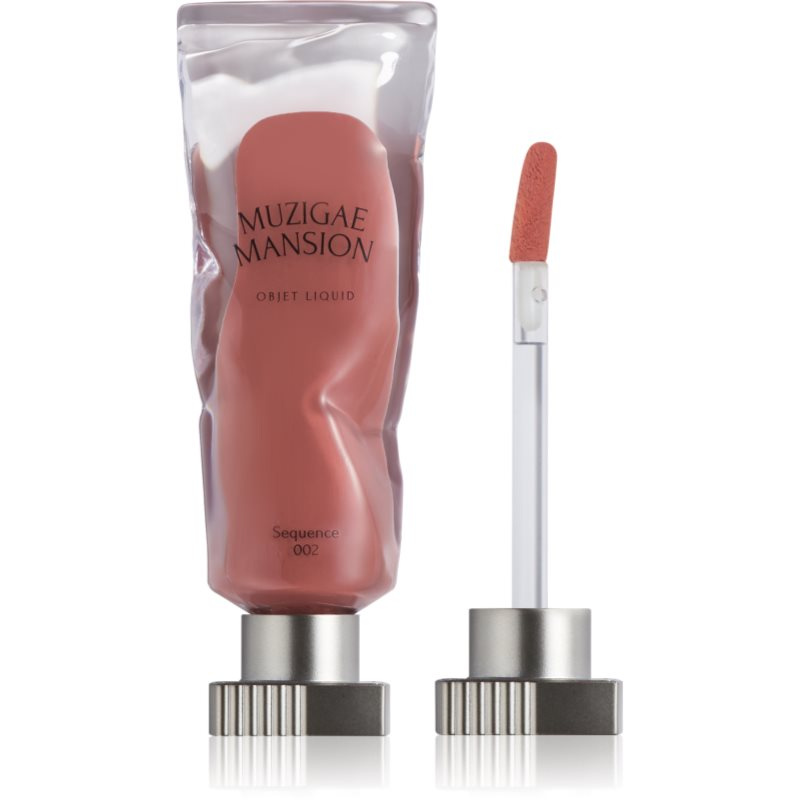 MUZIGAE MANSION Objet Liquid dlouhotrvající tekutá rtěnka s matným efektem odstín 002 Sequence 6 ml