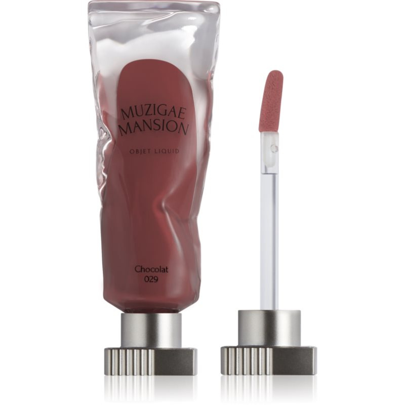 MUZIGAE MANSION Objet Liquid dlouhotrvající tekutá rtěnka s matným efektem odstín 029 Chocolat 6 ml