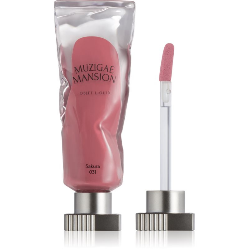 MUZIGAE MANSION Objet Liquid dlouhotrvající tekutá rtěnka s matným efektem odstín 031 Sakura 6 ml