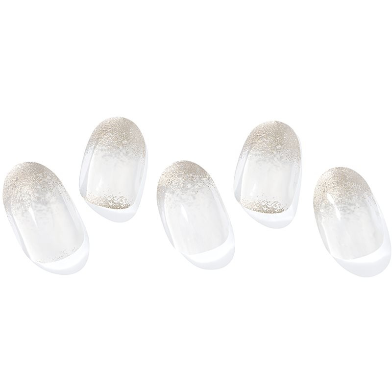 ohora Semi Cured Gel Nail Strips N Gold Fog nálepky na nehty odstín ND-440 1 ks