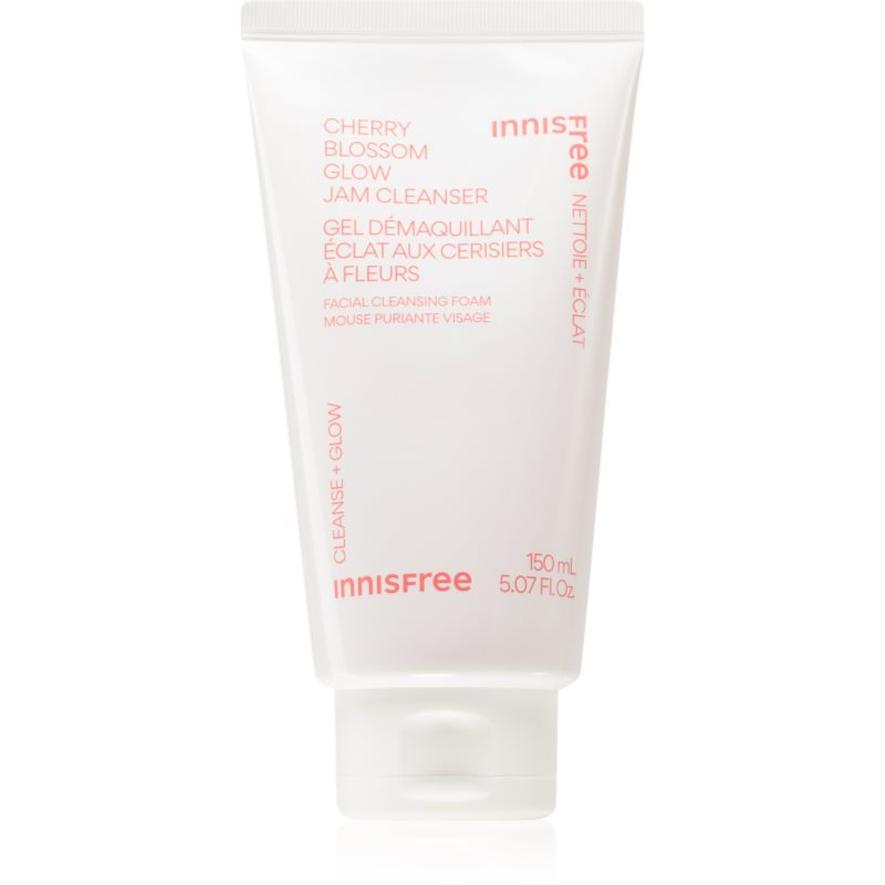 innisfree Cherry Blossom Glow Jam Cleanser hydratační čisticí gel pro rozjasnění pleti 150 ml