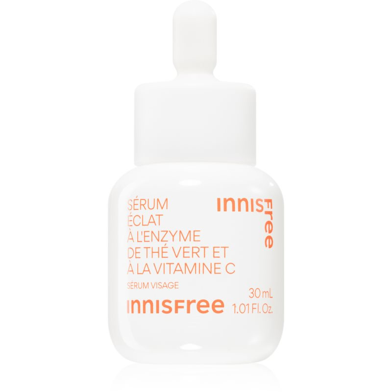 innisfree Green Tea Enzyme Vitamin C Brightening Serum rozjasňující sérum s vitaminem C pro sjednocení barevného tónu pleti 30 ml