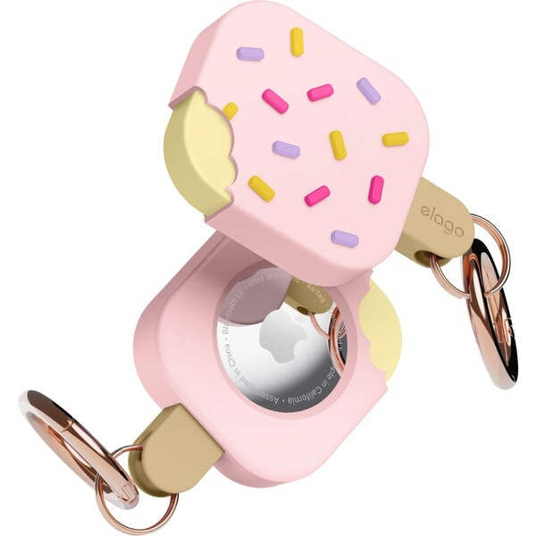 ELAGO Ice Cream pouzdro pro Apple AirTag růžové