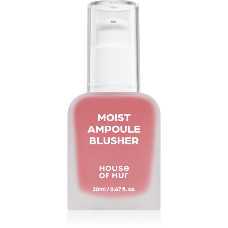 House of Hur Moist Ampoule Blusher tekutá tvářenka odstín 06 Cherry Blossom 20 ml