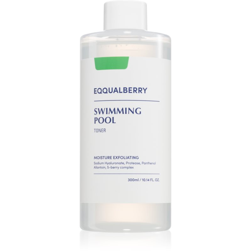 EQQUALBERRY Swimming Pool Toner hydratační tonikum s exfoliačním účinkem 300 ml