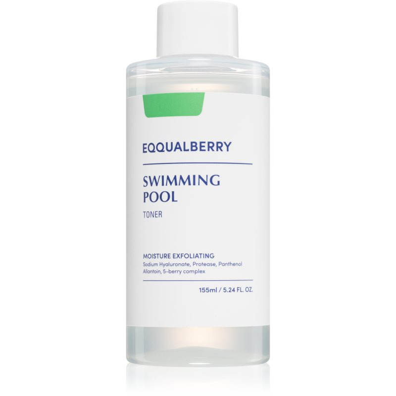 EQQUALBERRY Swimming Pool Toner hydratační tonikum s exfoliačním účinkem 155 ml