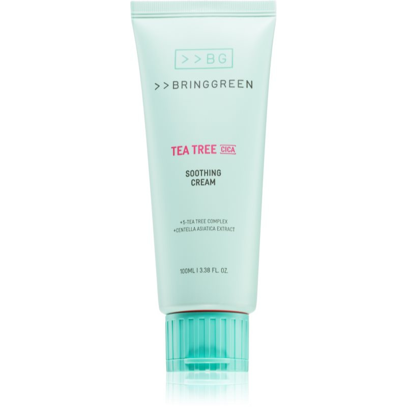 BRINGGREEN Tea Tree Cica Soothing Cream Plus intenzivně vyživující krém se zklidňujícím účinkem 100 ml