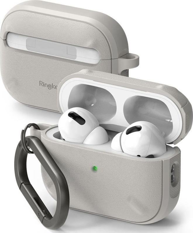 Ringke Pouzdro na sluchátka AirPods Pro 1/2 - Ringke, Onyx Warm Gray