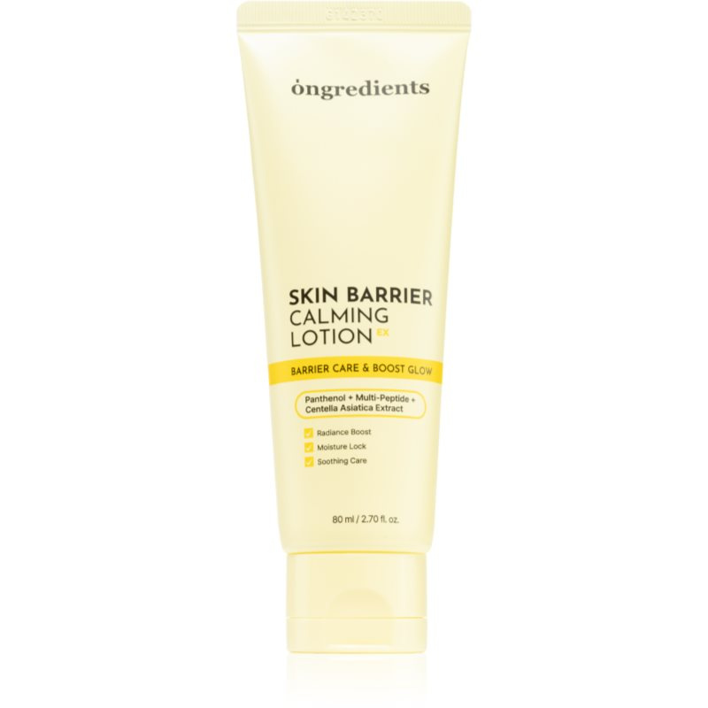 Ongredients Skin Barrier Calming Lotion EX hydratační pleťové mléko pro posílení kožní bariéry 80 ml