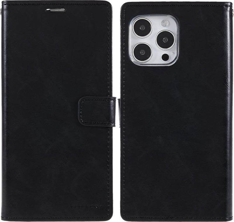 Mercury Ochranné pouzdro pro iPhone 14 Pro - Mercury, Bluemoon Diary Black