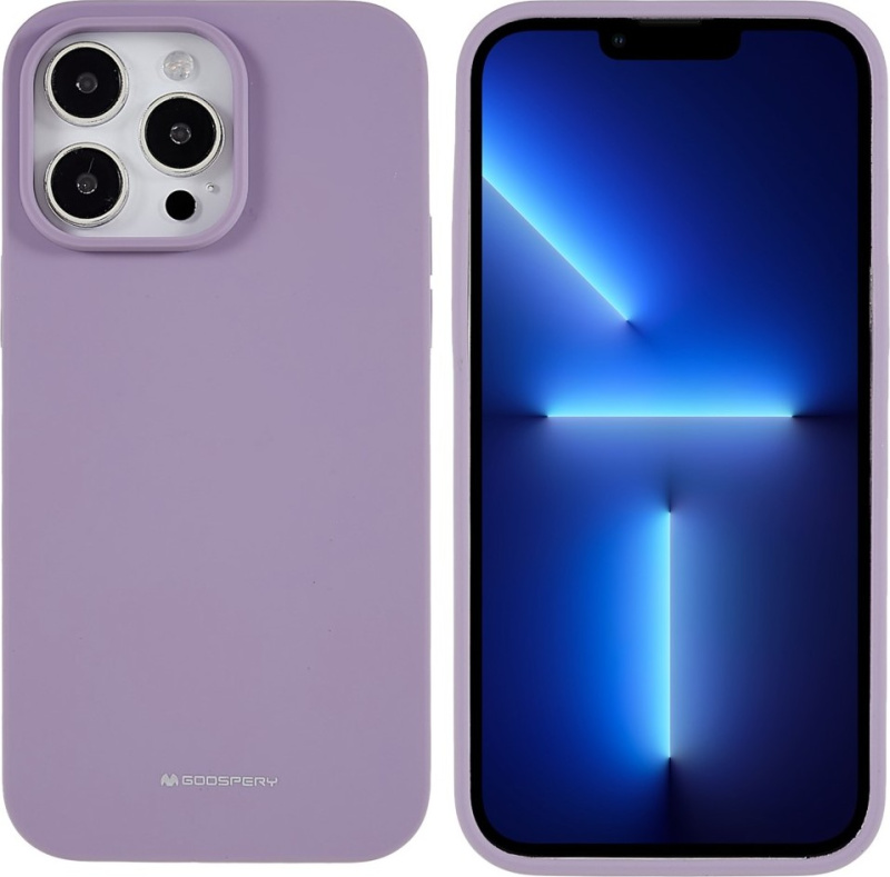 Mercury Ochranný kryt pro iPhone 14 Pro - Mercury, Silicone Purple