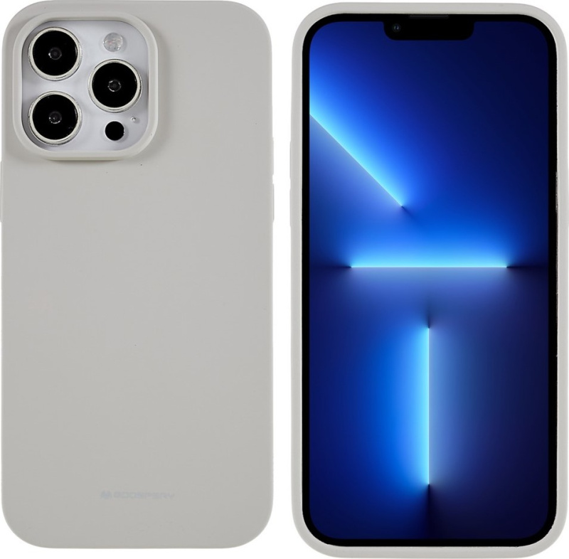 Pouzdro Mercury Silicone APPLE Iphone 14 PRO MAX šedé