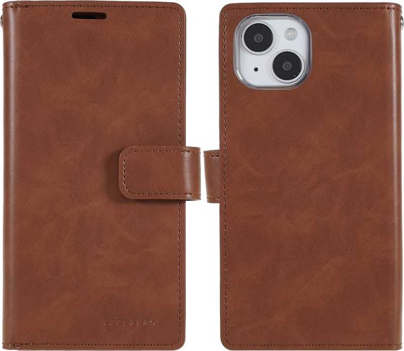 Mercury Ochranné pouzdro na iPhone 15 - Mercury, Mansoor Diary Brown