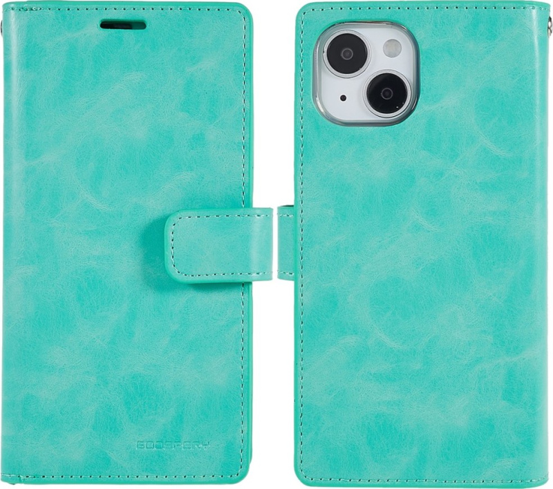 Mercury Ochranné pouzdro na iPhone 15 PLUS - Mercury, Mansoor Diary Mint