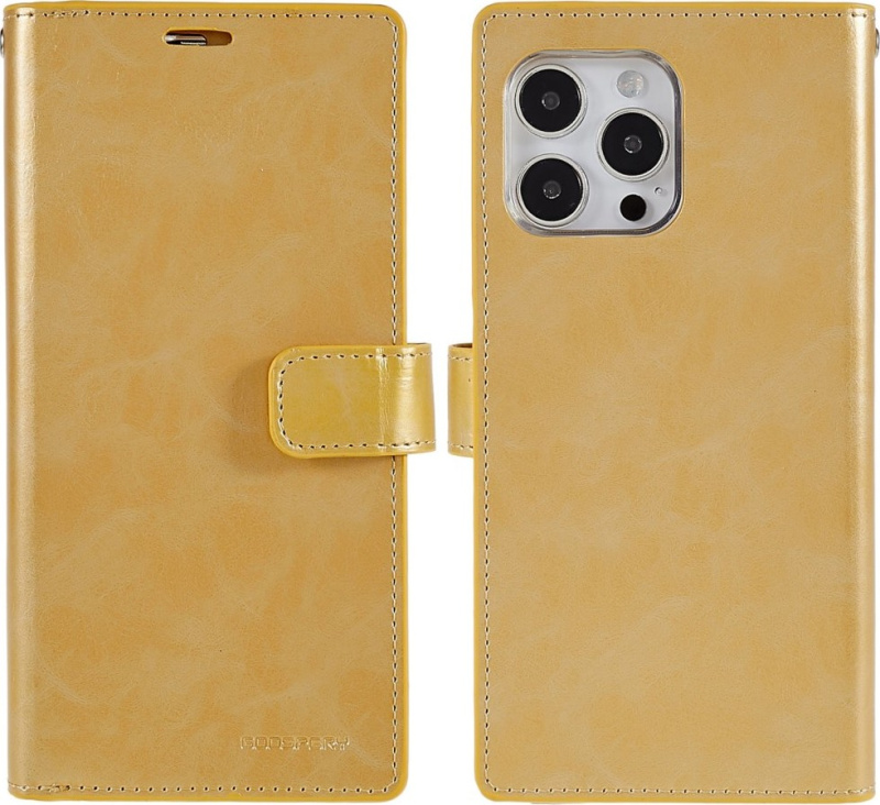 Mercury Ochranné pouzdro na iPhone 15 Pro - Mercury, Mansoor Diary Gold