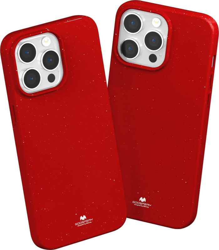 Mercury Ochranný kryt na iPhone 15 Pro MAX - Mercury, Jelly Red