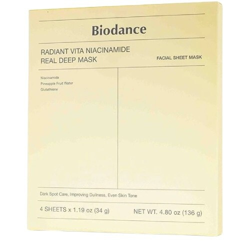 Biodance hydratační maska s niacinamidem 4x34g