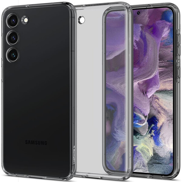 Spigen Liquid Crystal kryt Samsung Galaxy S23+ kouřový