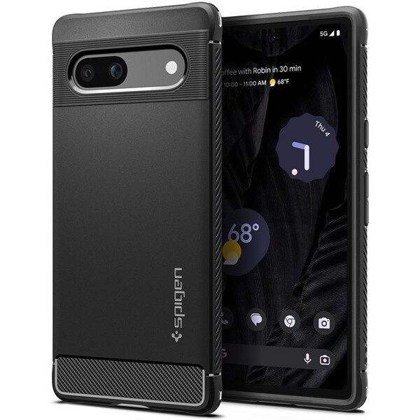 Spigen Rugged Armor kryt Google Pixel 7a černý