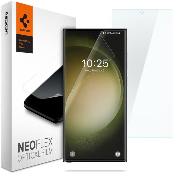 Spigen Film Neo Flex 2 Pack ochranná fólie Samsung Galaxy S23 Ultra