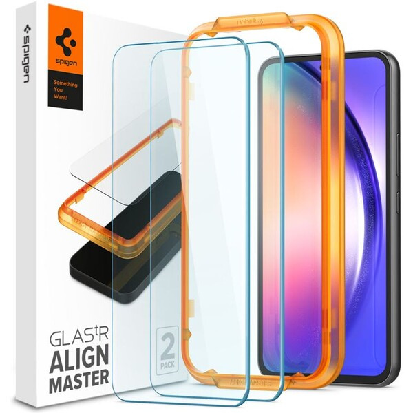 Spigen AlignMaster 2 Pack tvrzenné sklo Samsung Galaxy A54 5G