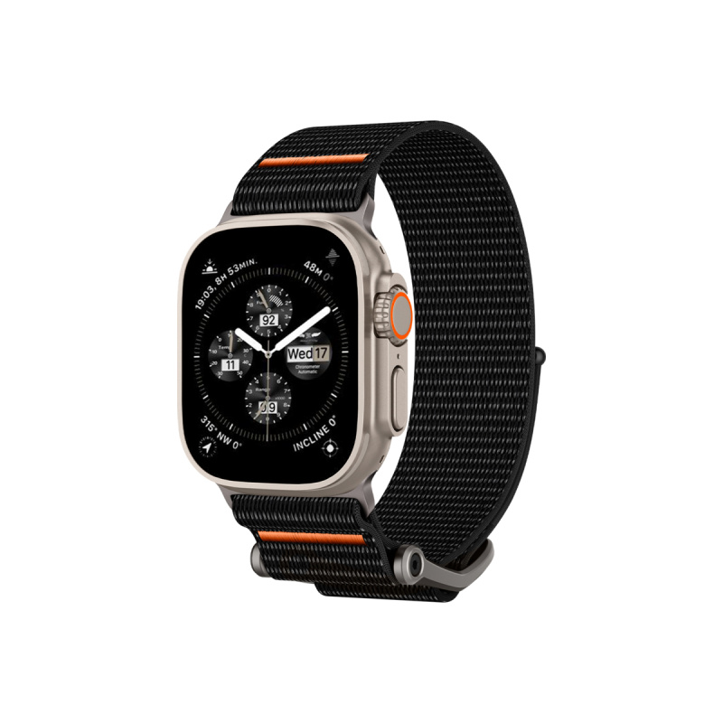 Řemínek pro Apple Watch 42/44/45/49 mm Spigen DuraPro Flex Ultra Band - černý