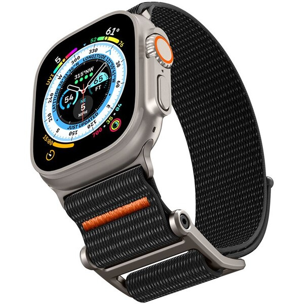 Řemínek pro Apple Watch 42/44/45/49 mm Spigen DuraPro Flex Ultra Band - černý