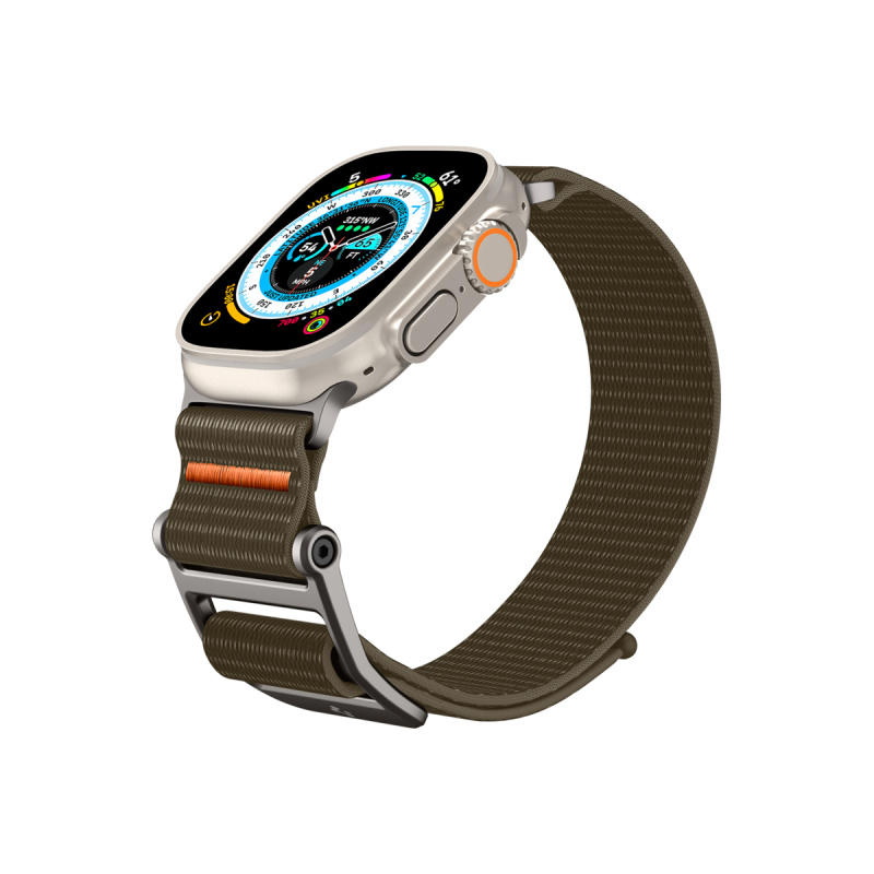 Řemínek pro Apple Watch 42/44/45/49 mm Spigen DuraPro Flex Ultra Band - zelený