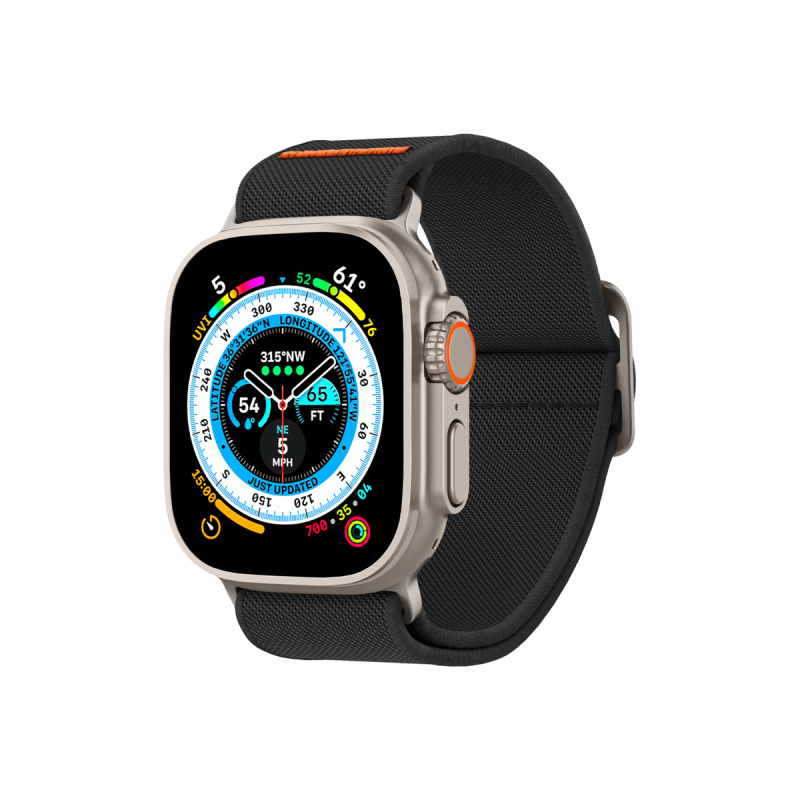 Řemínek pro Apple Watch 42/44/45/49mm Spigen Lite Fit Ultra - černý