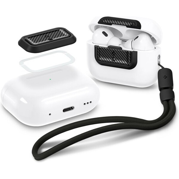 Spigen Lock Fit M pouzdro AirPods Pro (2nd/1st Gen) karbon
