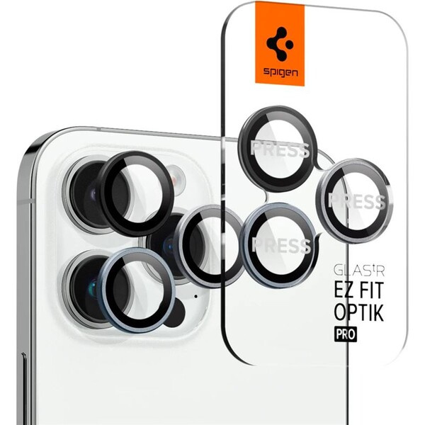 Spigen Glass EZ Fit Optik Pro skla iPhone 16 Pro/15 Pro/14 Pro/16 Pro Max/15 Pro Max/14 Pro Max