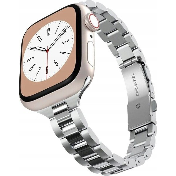 Spigen Modern Fit 316L Band Silver Apple Watch 41mm/40mm/38mm AMP06357 Stříbrná