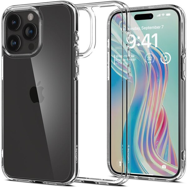 Spigen Crystal Hybrid kryt iPhone 15 Pro čirý