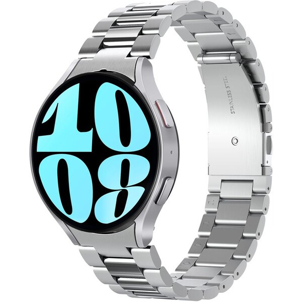 Spigen Modern Fit 316L Band řemínek Samsung Galaxy Watch6 44mm stříbrný