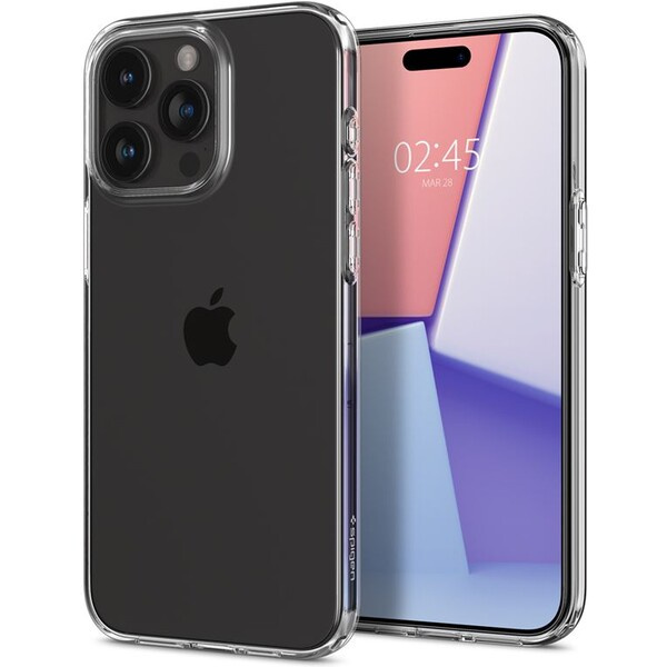 Spigen Liquid Crystal kryt iPhone 15 Pro Max čirý