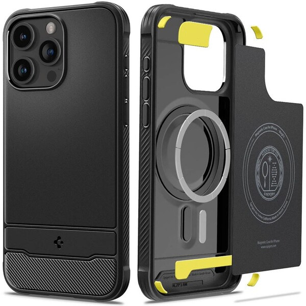 Spigen Rugged Armor MagFit iPhone 15 Pro Max matně černý