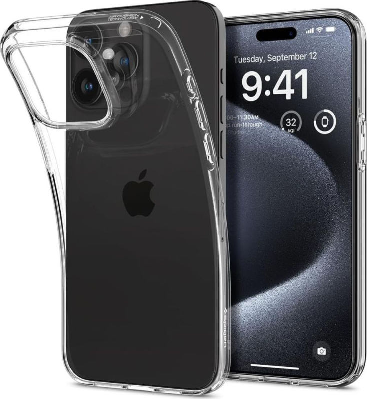 Spigen Liquid Crystal kryt iPhone 15 Pro čirý