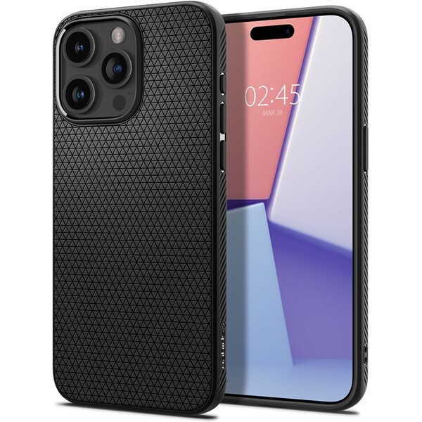 Spigen Liquid Air kryt iPhone 15 Pro matně černý