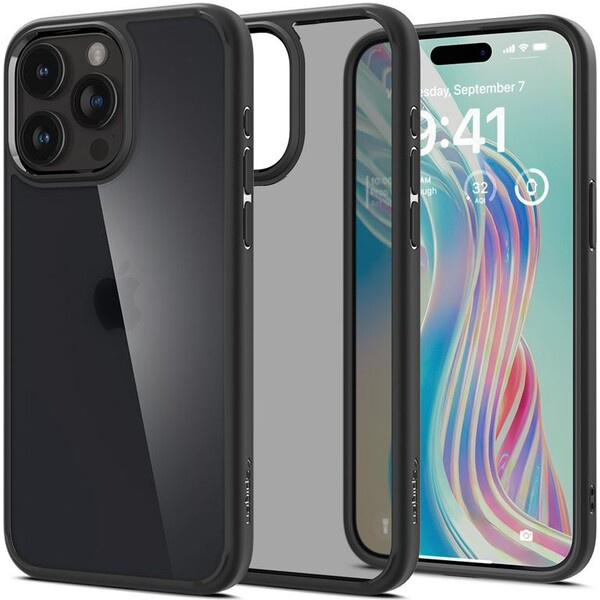 Spigen Ultra Hybrid kryt iPhone 15 Pro černý
