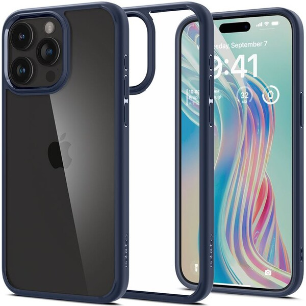 Spigen Ultra Hybrid kryt iPhone 15 Pro modrý