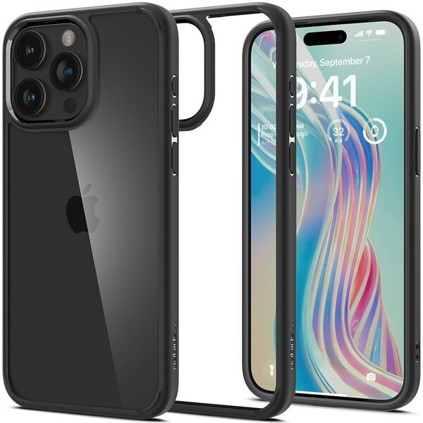 Spigen Ultra Hybrid kryt iPhone 15 Pro matně černý