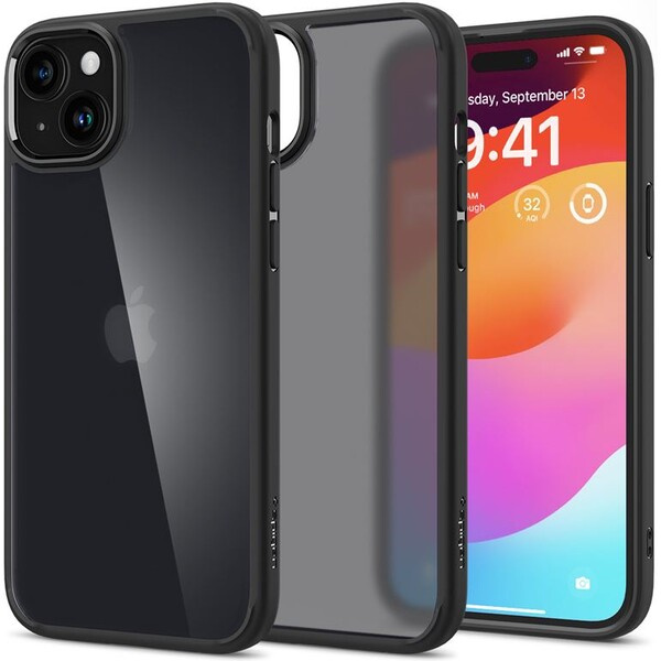 Spigen Ultra Hybrid kryt iPhone 15 černý