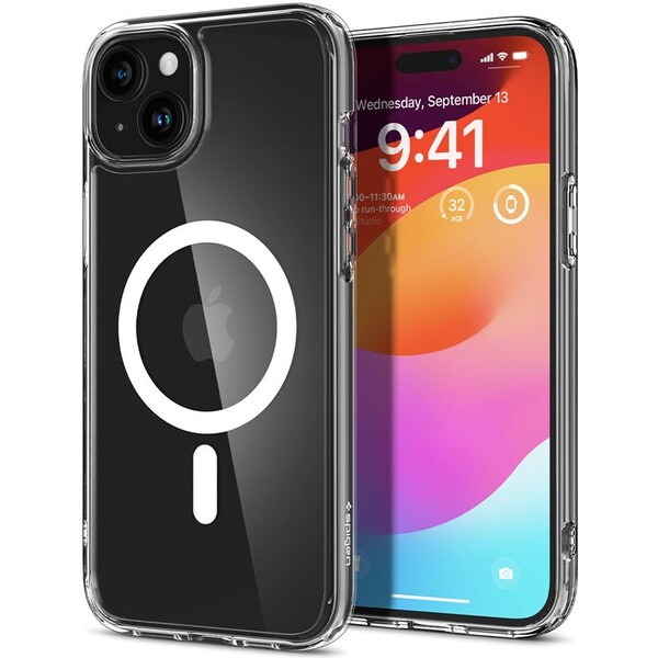 Spigen Ultra Hybrid MagFit kryt iPhone 15 bílý