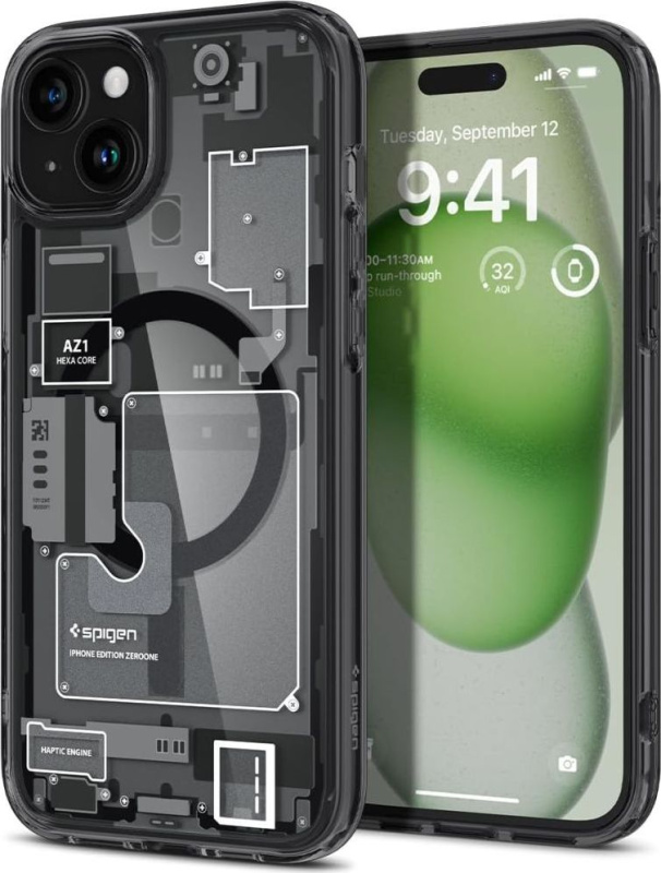 Spigen Ultra Hybrid MagFit kryt iPhone 15 černý