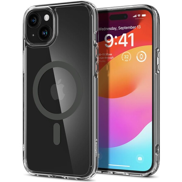 Spigen Ultra Hybrid MagFit kryt iPhone 15 grafitový