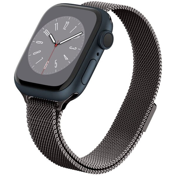 Spigen Metal Fit kryt s řemínkem Apple Watch 42/41/40/38mm grafitový