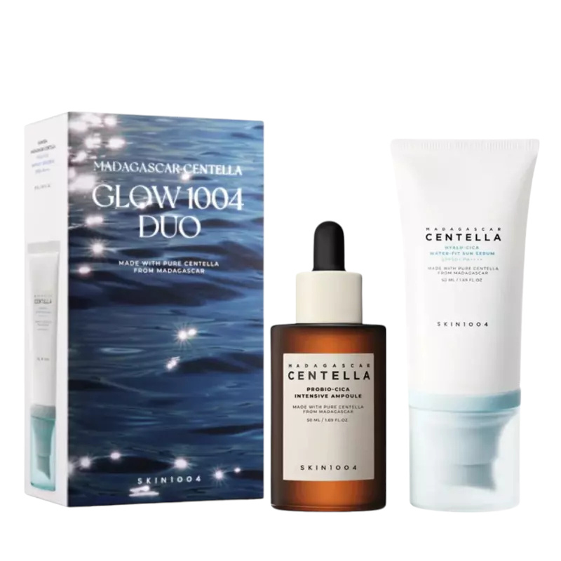 SKIN1004 Madagascar Centella Glow 1004 Duo dárková sada pro rozjasnění pleti