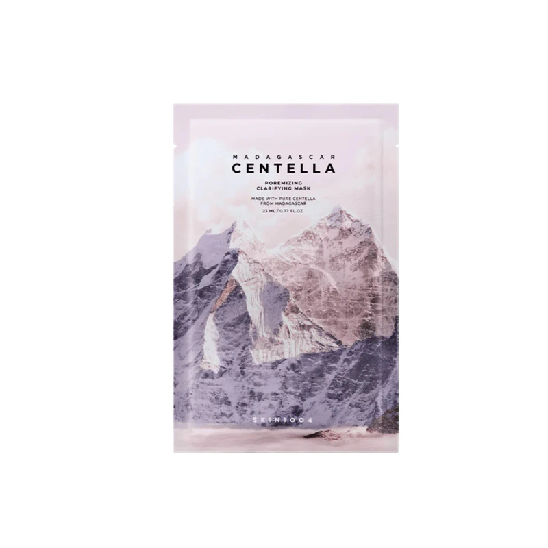 SKIN1004 Madagascar Centella Poremizing Clarifying Mask plátýnková maska pro vyhlazení pleti a minimalizaci pórů 23 ml