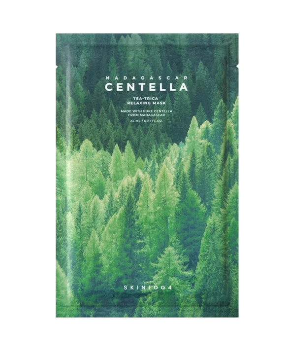 SKIN1004 Madagascar Centella Tea-Trica Relaxing Mask plátýnková maska pro zklidnění pleti 23 ml